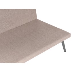 Sofa ogrodowa 3-osobowa lewostronna beżowa LORETELLO Sofa ogrodowa 3-osobowa lewostronna beżowa LORETELLO