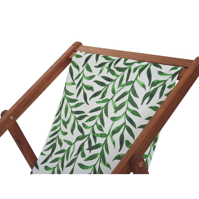 Zestaw 2 wymiennych tkanin do leżaków ogrodowych ANZIO/AVELLINO 44 x 134 cm Zielony Zestaw 2 wymiennych tkanin do leżaków ogrodowych ANZIO/AVELLINO 44 x 134 cm Zielony