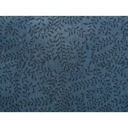 Zestaw 2 poduszek dekoracyjnych SETARIA Welur 45 x 45 cm Ciemnoniebieski Wzór roślinny Zestaw 2 poduszek dekoracyjnych SETARIA Welur 45 x 45 cm Ciemnoniebieski Wzór roślinny