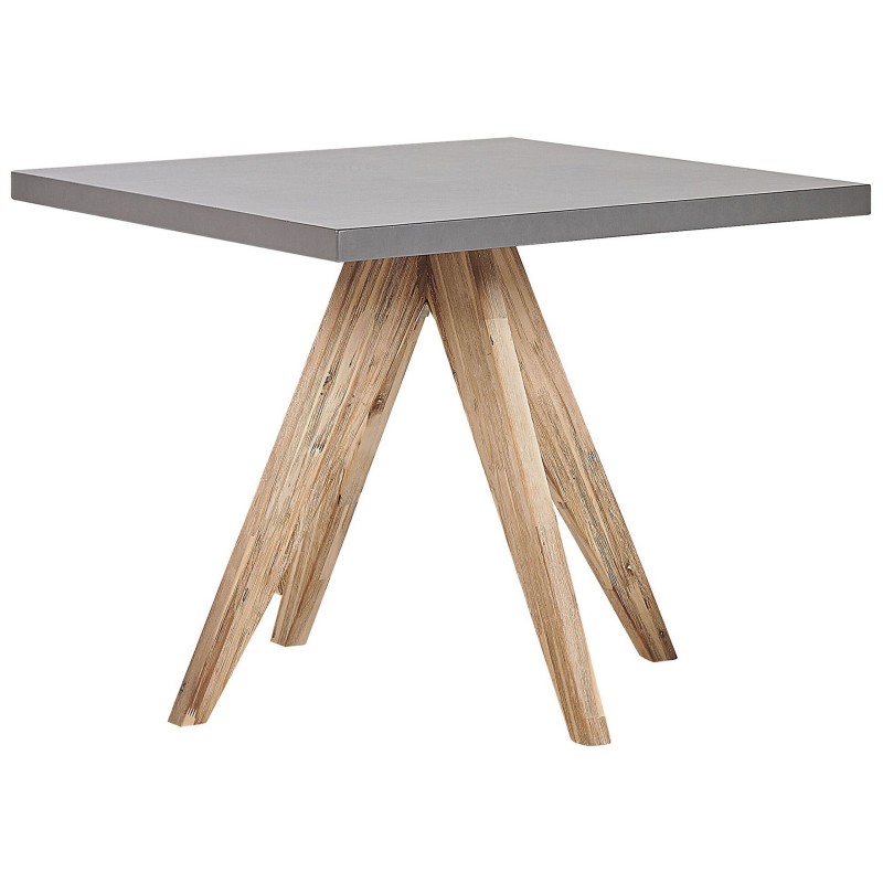 Stół ogrodowy OLBIA 90 cm 90 cm Beton Szary Stół ogrodowy OLBIA 90 cm 90 cm Beton Szary