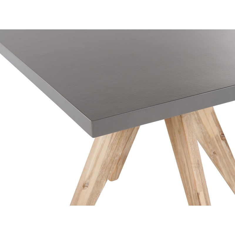 Stół ogrodowy OLBIA 90 cm 90 cm Beton Szary Stół ogrodowy OLBIA 90 cm 90 cm Beton Szary