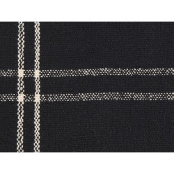 Koc KULAC Bawełna 130 x 170 cm Czarny Koc KULAC Bawełna 130 x 170 cm Czarny