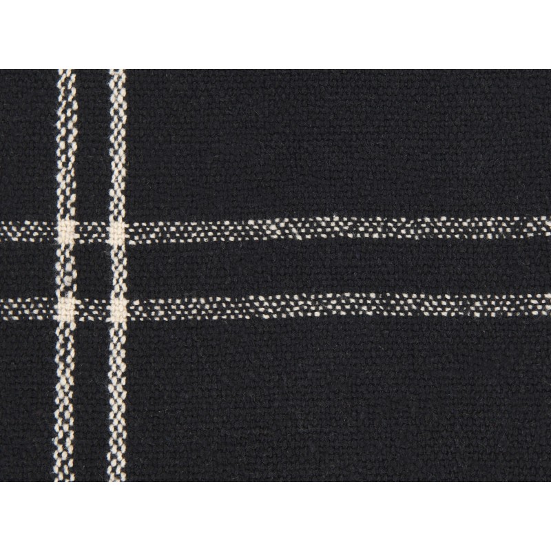 Koc KULAC Bawełna 130 x 170 cm Czarny Koc KULAC Bawełna 130 x 170 cm Czarny
