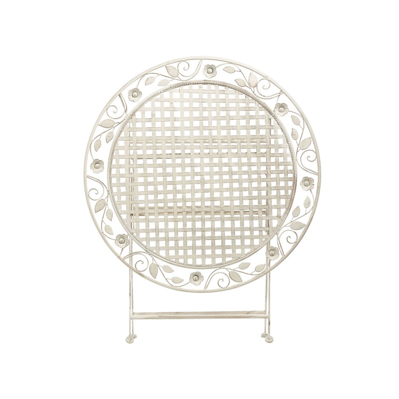 Stolik bistro BIVIO 90 cm 90 cm Metal Złamana biel Stolik bistro BIVIO 90 cm 90 cm Metal Złamana biel