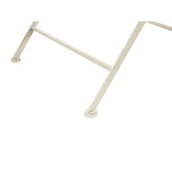 Stolik bistro BIVIO 90 cm 90 cm Metal Złamana biel Stolik bistro BIVIO 90 cm 90 cm Metal Złamana biel