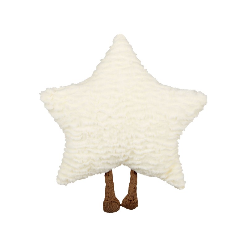 2 poduszki dekoracyjne dla dzieci gwiazdy 40 x 40 cm białe STARFRUIT 2 poduszki dekoracyjne dla dzieci gwiazdy 40 x 40 cm białe STARFRUIT