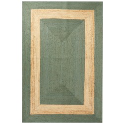 Dywan z juty 200 x 300 cm zielony KARAKUYU Dywan z juty 200 x 300 cm zielony KARAKUYU
