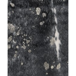 Dywan ekoskóra w łaty 130 x 170 cm czarno-biały BOGONG Dywan ekoskóra w łaty 130 x 170 cm czarno-biały BOGONG