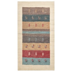 Dywan wełniany gabbeh 80 x 150 cm wielokolorowy SARILAR Dywan wełniany gabbeh 80 x 150 cm wielokolorowy SARILAR