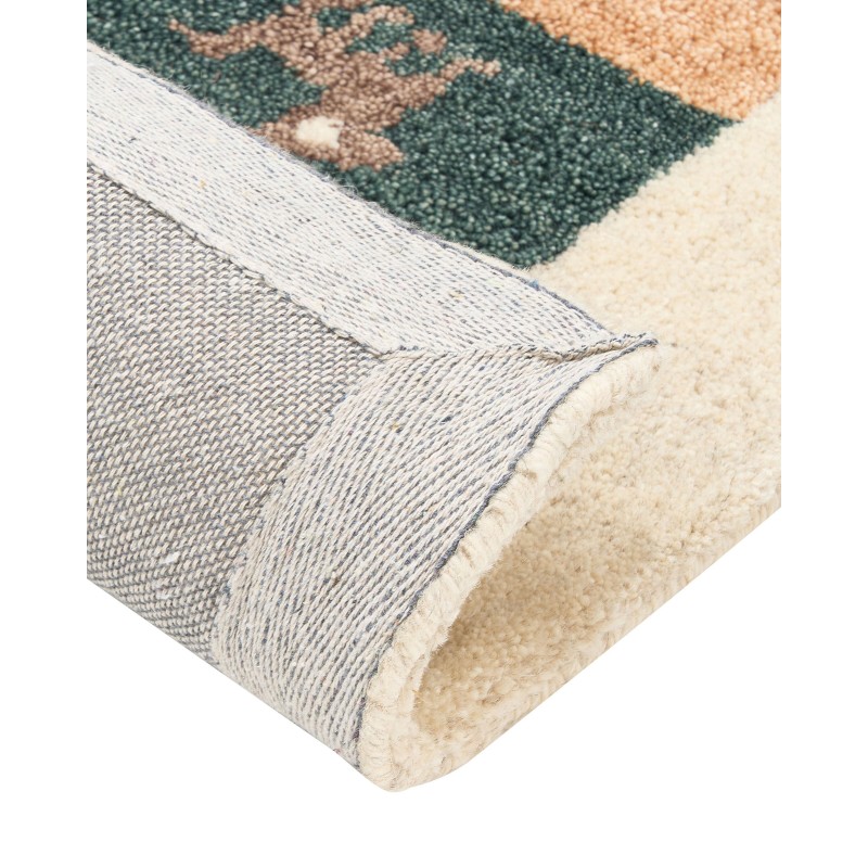 Dywan wełniany gabbeh 80 x 150 cm wielokolorowy SARILAR Dywan wełniany gabbeh 80 x 150 cm wielokolorowy SARILAR