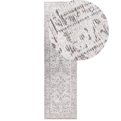 Dywan bawełniany 80 x 300 cm beżowy SELLIK Dywan bawełniany 80 x 300 cm beżowy SELLIK