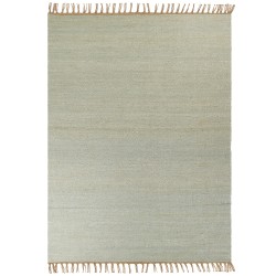 Dywan z juty 160 x 230 cm zielony LUNIA Dywan z juty 160 x 230 cm zielony LUNIA