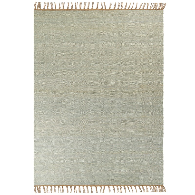 Dywan z juty 160 x 230 cm zielony LUNIA Dywan z juty 160 x 230 cm zielony LUNIA