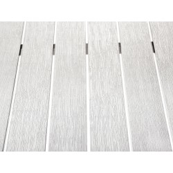 Stół ogrodowy VERNIO 180 cm 90 cm Metal Biały Stół ogrodowy VERNIO 180 cm 90 cm Metal Biały