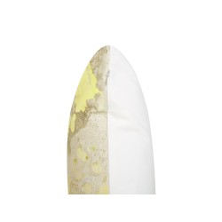 Zestaw 2 poduszek dekoracyjnych PACHIRA Bawełna 45 x 45 cm Żółty Wzór abstrakcyjny Zestaw 2 poduszek dekoracyjnych PACHIRA Bawełna 45 x 45 cm Żółty Wzór abstrakcyjny
