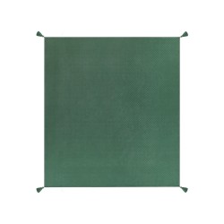 Narzuta na łóżko LINDULA Bawełna 200 x 220 cm Zielony Narzuta na łóżko LINDULA Bawełna 200 x 220 cm Zielony