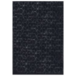 Dywan sztuczne futro królika 160 x 230 cm czarny THATTA Dywan sztuczne futro królika 160 x 230 cm czarny THATTA