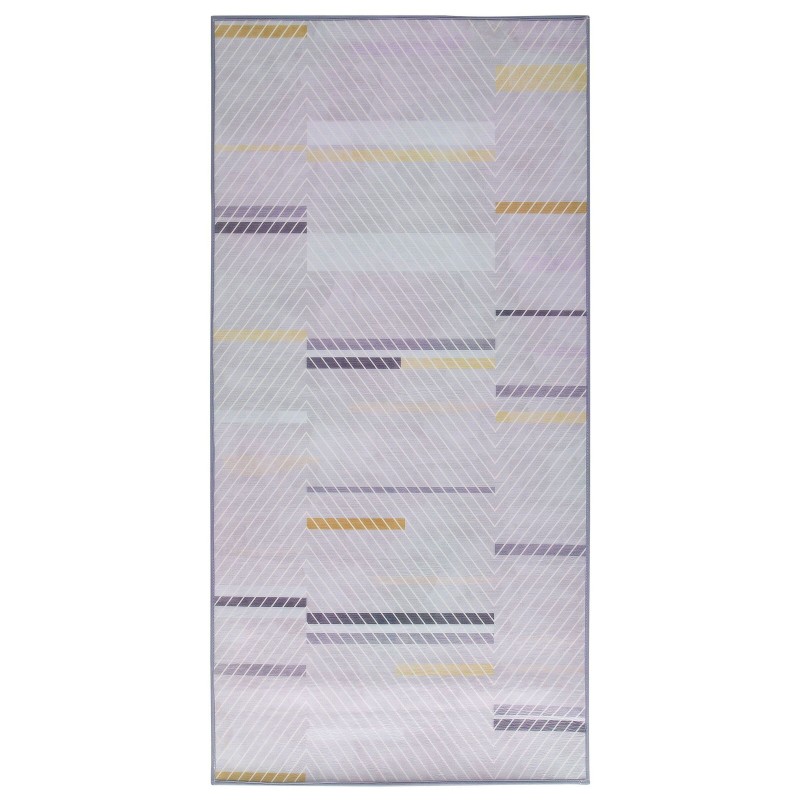 Dywan 80 x 150 cm szaro-żółty ERGENLI Dywan 80 x 150 cm szaro-żółty ERGENLI