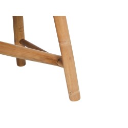 Zestaw 2 ławek ogrodowych TINDARI 180 cm Drewno bambusowe Jasnobrązowy Zestaw 2 ławek ogrodowych TINDARI 180 cm Drewno bambusowe Jasnobrązowy