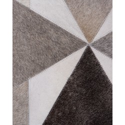 Dywan skórzany 160 x 230 cm szary ALAKA Dywan skórzany 160 x 230 cm szary ALAKA