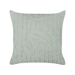 Zestaw 2 poduszek dekoracyjnych TELLIMA Bawełna 45 x 45 cm Miętowy Wzór geometryczny Zestaw 2 poduszek dekoracyjnych TELLIMA Bawełna 45 x 45 cm Miętowy Wzór geometryczny