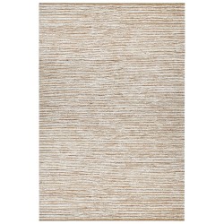 Dywan bawełniany 200 x 300 cm beżowo-biały BARKHAN Dywan bawełniany 200 x 300 cm beżowo-biały BARKHAN