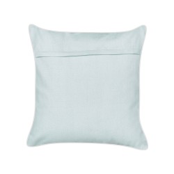 Zestaw 2 poduszek dekoracyjnych CERAMIUM Welur 45 x 45 cm Błękitny Wzór kwiatowy Zestaw 2 poduszek dekoracyjnych CERAMIUM Welur 45 x 45 cm Błękitny Wzór kwiatowy