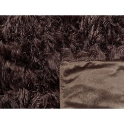 Narzuta na łóżko DELICE 150 x 200 cm Brązowy Narzuta na łóżko DELICE 150 x 200 cm Brązowy