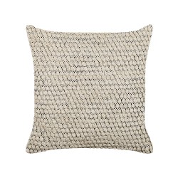 Zestaw 2 poduszek dekoracyjnych HOWEA Bawełna 45 x 45 cm Beżowy Wzór geometryczny Zestaw 2 poduszek dekoracyjnych HOWEA Bawełna 45 x 45 cm Beżowy Wzór geometryczny