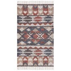 Dywan z juty 80 x 150 cm wielokolorowy KALFA Dywan z juty 80 x 150 cm wielokolorowy KALFA