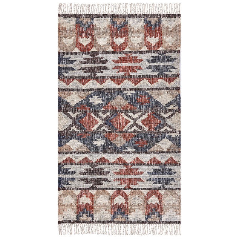 Dywan z juty 80 x 150 cm wielokolorowy KALFA Dywan z juty 80 x 150 cm wielokolorowy KALFA
