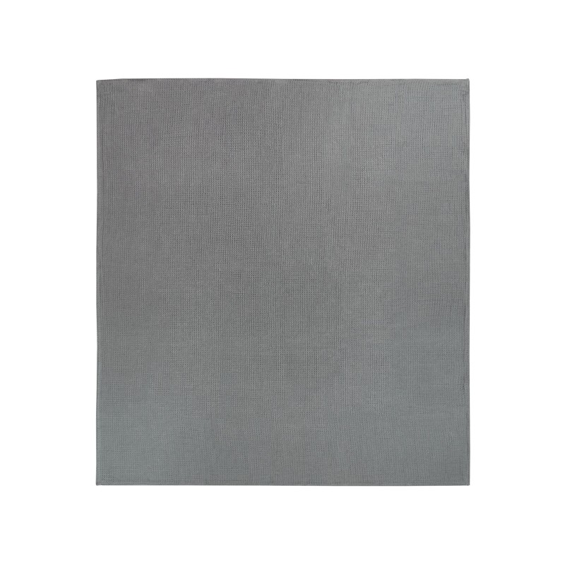 Narzuta na łóżko RAGALA Bawełna 200 x 220 cm Ciemnoszary Narzuta na łóżko RAGALA Bawełna 200 x 220 cm Ciemnoszary
