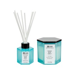 Świeczka zapachowa z patyczkami zapachowymi CLASSY TINT Wosk sojowy Świeże nuty