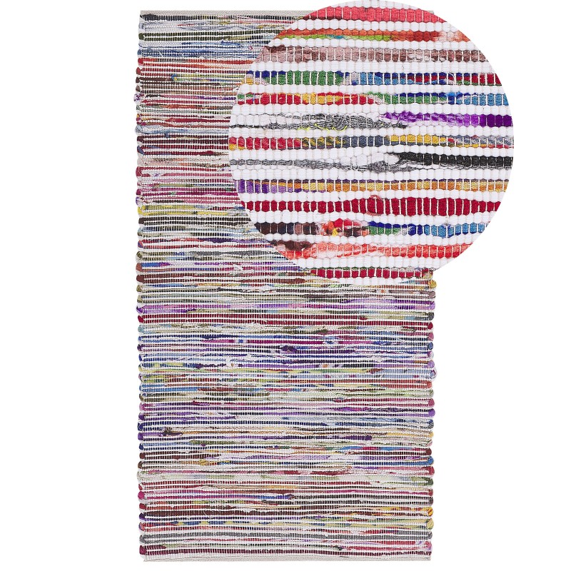 Dywan 80 x 150 cm wielokolorowy BARTIN Dywan 80 x 150 cm wielokolorowy BARTIN