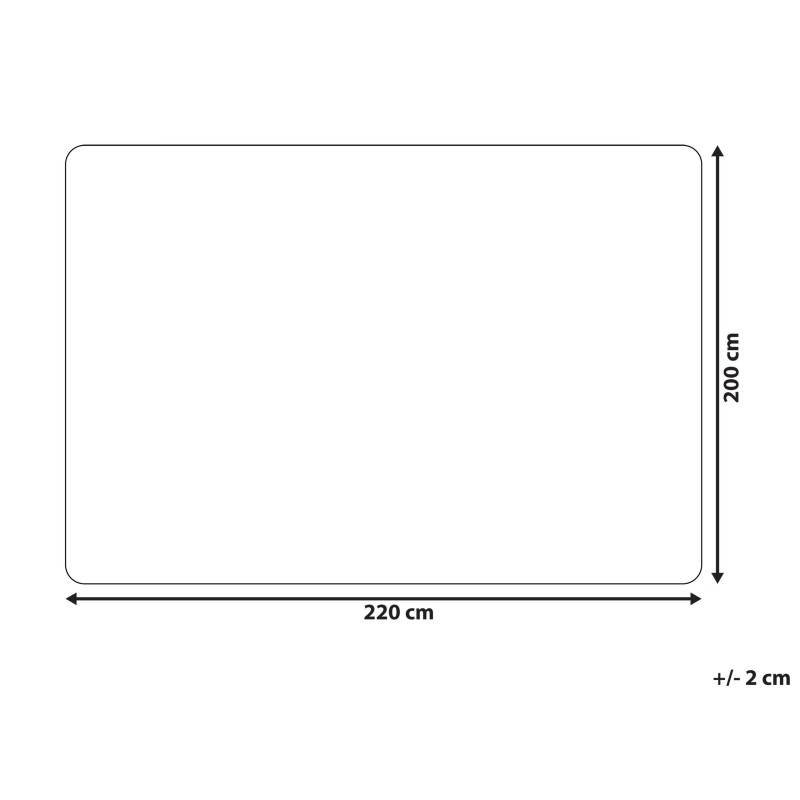 Narzuta na łóżko DELICE 200 x 220 cm Czarny Narzuta na łóżko DELICE 200 x 220 cm Czarny
