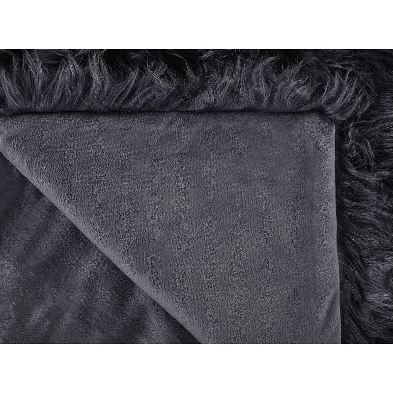 Narzuta na łóżko DELICE 200 x 220 cm Czarny Narzuta na łóżko DELICE 200 x 220 cm Czarny