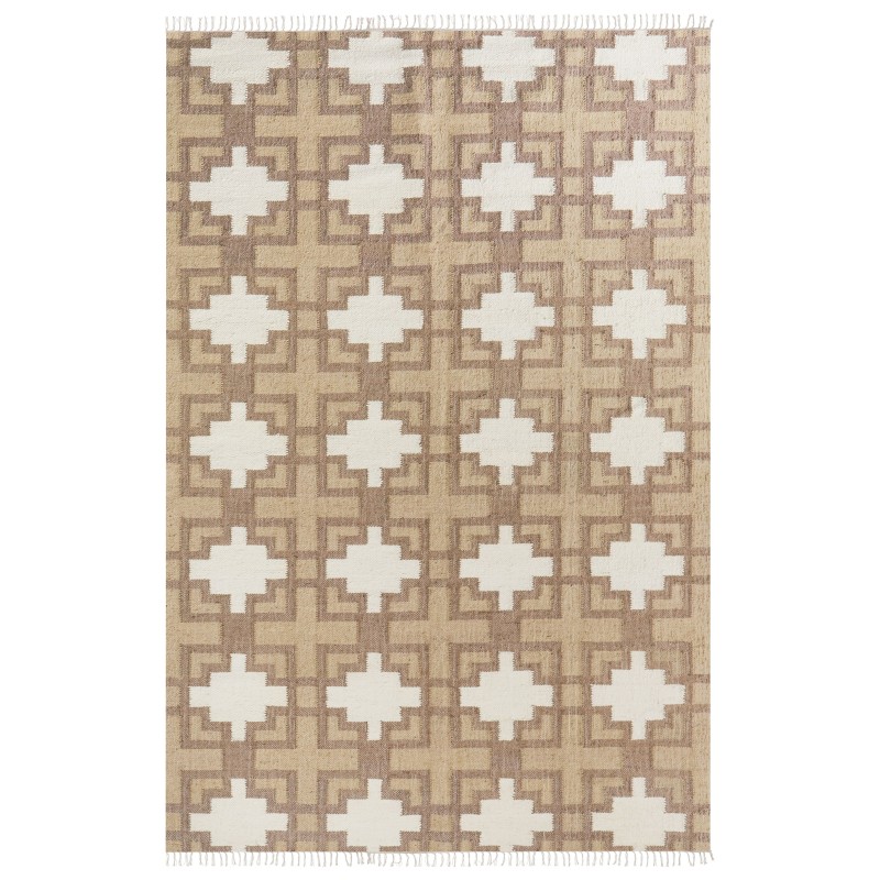 Dywan z juty 200 x 300 cm beżowy KONURTAY Dywan z juty 200 x 300 cm beżowy KONURTAY