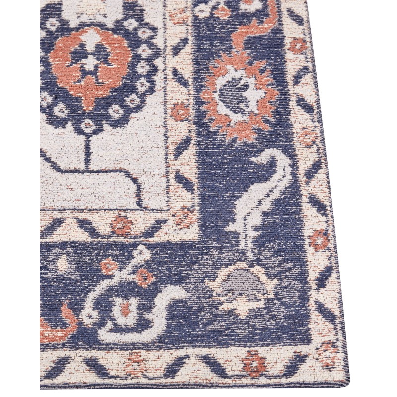Dywan bawełniany 80 x 150 cm wielokolorowy KABTA Dywan bawełniany 80 x 150 cm wielokolorowy KABTA