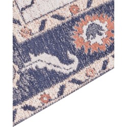 Dywan bawełniany 80 x 150 cm wielokolorowy KABTA Dywan bawełniany 80 x 150 cm wielokolorowy KABTA