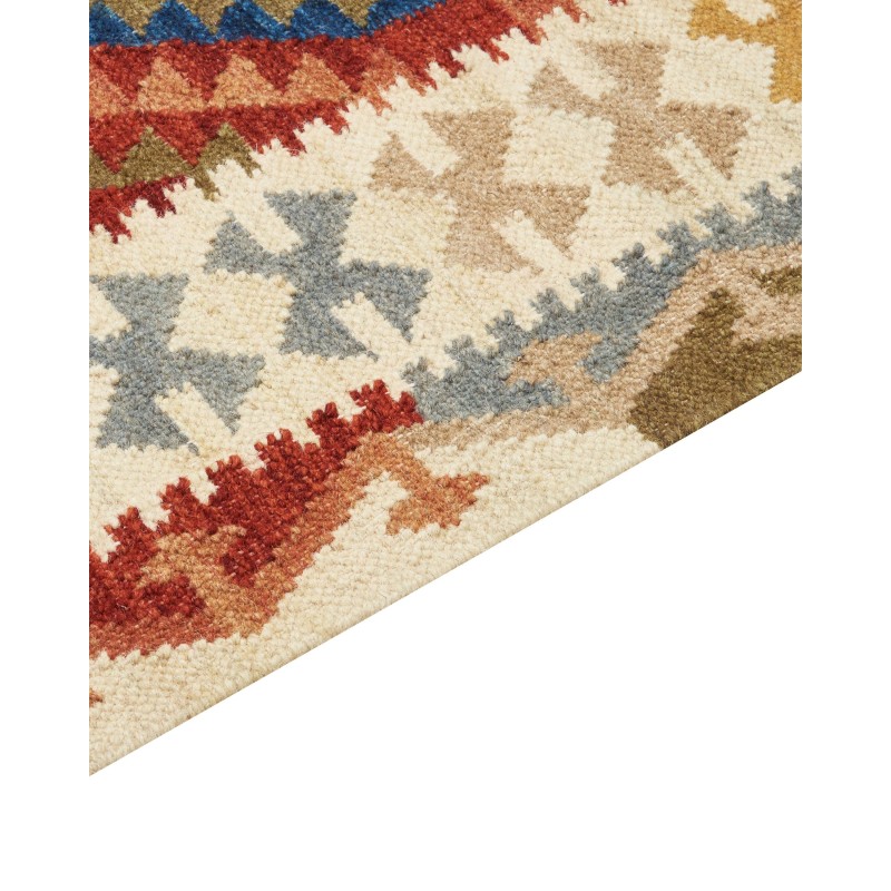 Dywan wełniany kilim 200 x 300 cm wielokolorowy OSHAKAN Dywan wełniany kilim 200 x 300 cm wielokolorowy OSHAKAN