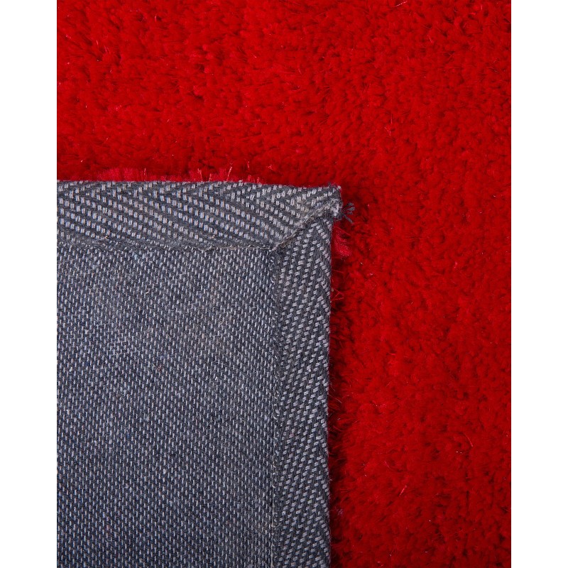 Dywan shaggy 80 x 150 cm czerwony DEMRE Dywan shaggy 80 x 150 cm czerwony DEMRE