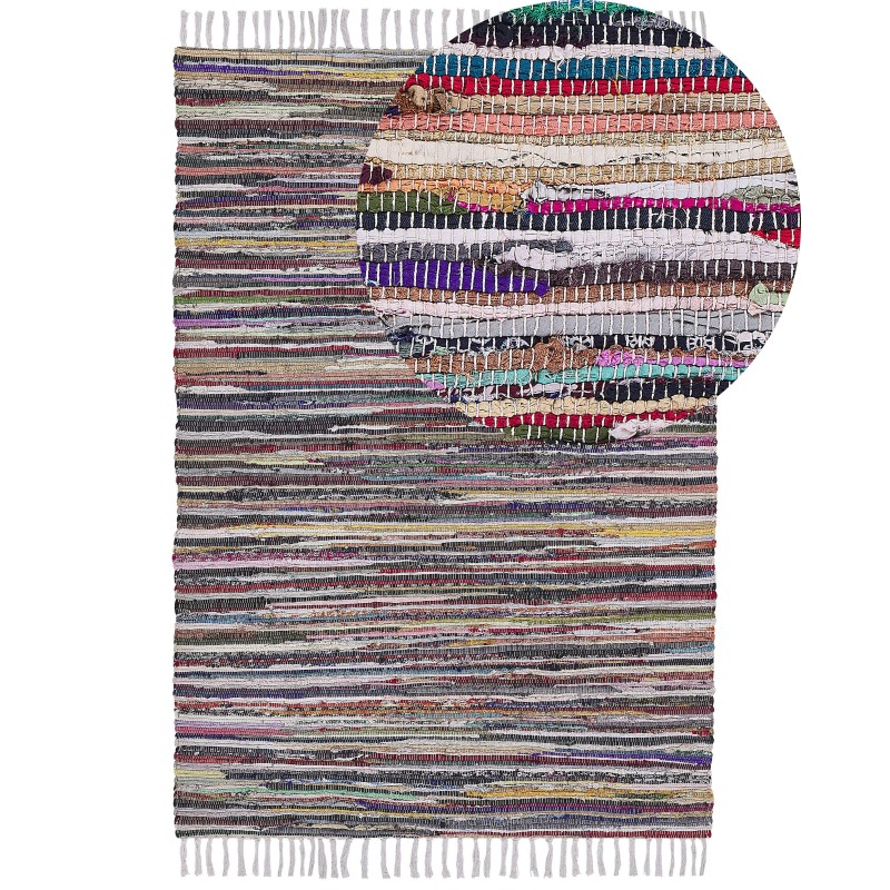 Dywan 160 x 230 cm jasny wielokolorowy DANCA Dywan 160 x 230 cm jasny wielokolorowy DANCA