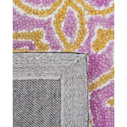 Dywan wełniany 80 x 150 cm wielokolorowy AVANOS Dywan wełniany 80 x 150 cm wielokolorowy AVANOS
