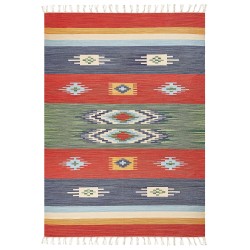 Dywan bawełniany kilim 200 x 300 cm wielokolorowy KAMARIS Dywan bawełniany kilim 200 x 300 cm wielokolorowy KAMARIS