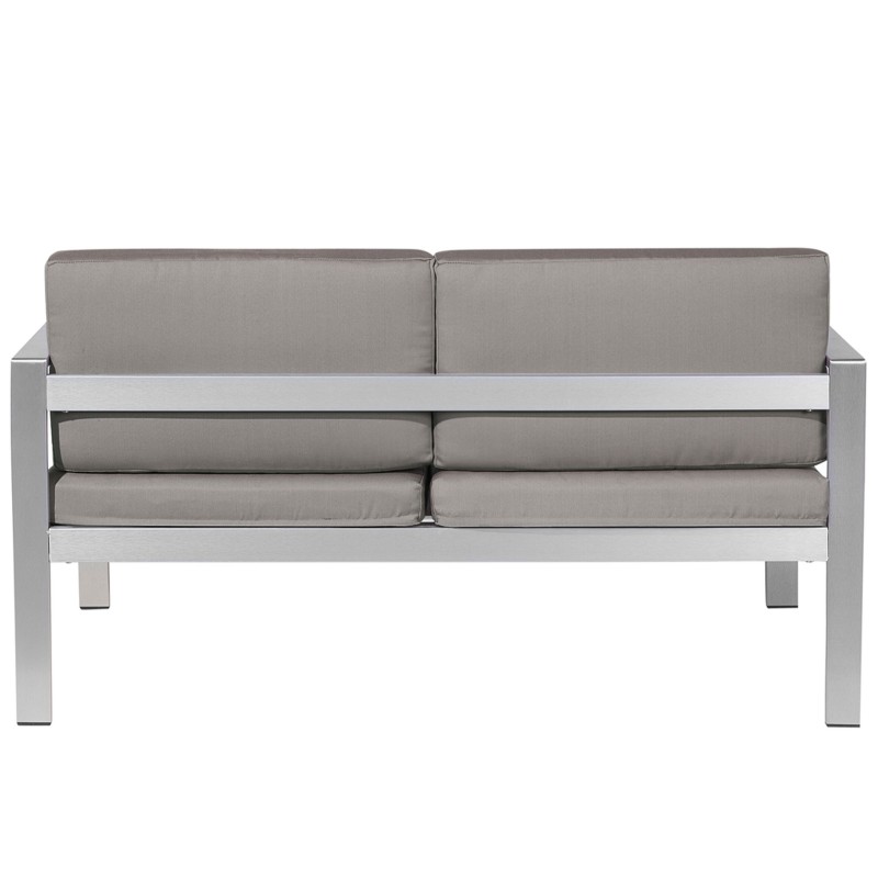 Sofa ogrodowa 2-osobowa ciemnoszara SALERNO Sofa ogrodowa 2-osobowa ciemnoszara SALERNO