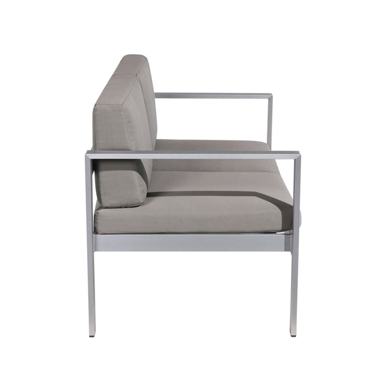 Sofa ogrodowa 2-osobowa ciemnoszara SALERNO Sofa ogrodowa 2-osobowa ciemnoszara SALERNO