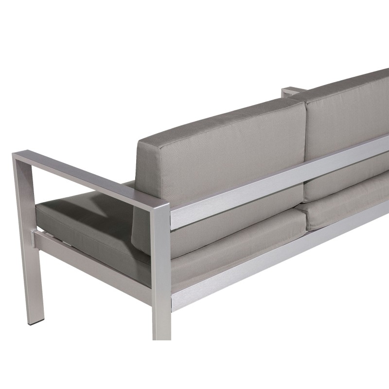Sofa ogrodowa 2-osobowa ciemnoszara SALERNO Sofa ogrodowa 2-osobowa ciemnoszara SALERNO