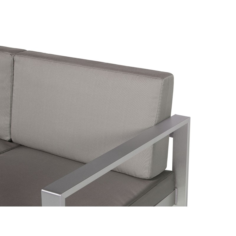 Sofa ogrodowa 2-osobowa ciemnoszara SALERNO Sofa ogrodowa 2-osobowa ciemnoszara SALERNO