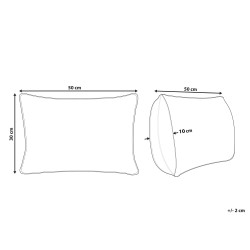 Poduszka dekoracyjna SARON Juta 30 x 50 cm Zielony Wzór orientalny Poduszka dekoracyjna SARON Juta 30 x 50 cm Zielony Wzór orientalny