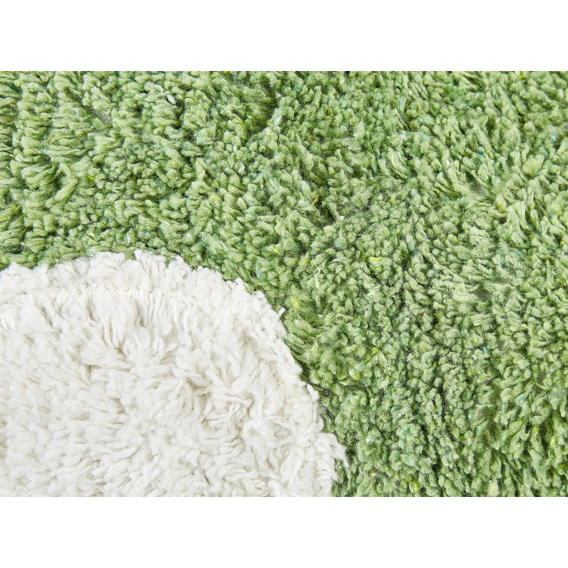 2 bawełniane poduszki dekoracyjne dla dzieci kwiaty 30 x 30 cm zielone SORREL 2 bawełniane poduszki dekoracyjne dla dzieci kwiaty 30 x 30 cm zielone SORREL